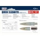 1/700 HMS Queen Elizabeth Wooden Deck Set for Flyhawk kit FH780009