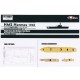 1/700 HMS Hermes 1942 Flight Deck and Bridge Paint Mask for Flyhawk kit FH1122