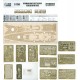 1/700 German Navy Battleship Bismarck Detail Set w/Wooden Deck for Trumpeter kit #05711