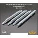 1/48 AERO-3B Missile Launcher for Hasegawa F-8E/J (4pcs)
