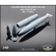 1/48 AERO-1D 300gal Fuel Tank with Three Fin Tail for A-7E