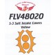 1/48 S-3 Intake Covers - Yellow