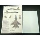 1/72 Ukrainian Afs Sukhoi Su-27S Grey Camouflage Masks for IBG Models