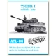 Metal Tracks for 1/35 German Tiger I Middle-Late (220 links)