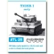 Metal Tracks for 1/35 German Tiger I Early (220 links)