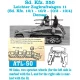 Metal Tracks for 1/35 SdKfz. 250/Leichter Zugkraftwagen 1t (SdKfz 10/1-10/2-10/3-10/4) Demag