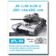 Metal Tracks for 1/35 Russian Tank JS-1/JS-2/JS-3, JSU-122/JSU-152