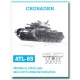 Metal Tracks for 1/35 British Crusader Tank (260 links)