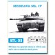 Metal Tracks for 1/35 Israeli New-Merkava Mk.IV (200 links)