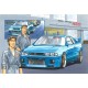 1/24 Wangan Series - Nissan Skyline GT-R (R33) RGO [WM-4]