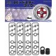 1/24 Speed Star Mk-II 14-inch Wheels & Tyres Set