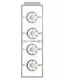 1/24 Racing TE37 18inch Wheels & Tyres Set