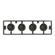1/24 Formula Mesh 14inch Wheels & Tyres Set