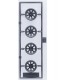 1/24 RS Watanabe & Slick Tyres 17inch Wheels & Tyres Set