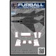 1/48 F-4 Landing Gear Door Striping Set for Academy Kit (water slide decal)
