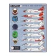 Decals for 1/48 Air Wing All-Stars: Cougar Trainer CAGs F9F-8T/TF-9J