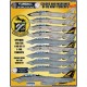 1/48 USN F-14 Tomcats Colours & Markings Part IV Decals for Tamiya kits