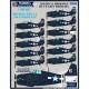 Decals for 1/48 Colours & Markings of FM-2 WILDCATS