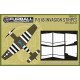 1/48 P-51B Invasion D-Day Stripes Vinyl Mask Set for Tamiya/Eduard kits