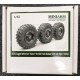 1/35 6x6 Truck Kamaz -5350 Sagged Wheels set "Kama" (6pcs)