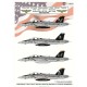 Decals for 1/72 Boeing F/A-18F Super Hornet VFA-103 Jolly Rogers 2009-2015