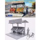 1/35 60-70s Saigon Fruit and Vegetable Market Stall Set