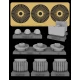 1/32 Colonial Viper Intake & Nozzles TOS for Moebius kit
