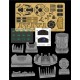 1/350 K'tinga class Battle Cruiser Main Bridge Detail set for Polar Lights [STAR TREK]