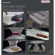 1/1400 USS Enterprise NCC-1701-D Closed Hangars Super Detail set for AMT kit [FruitPACK]