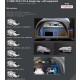 1/1400 USS Enterprise NCC-1701-A Hangar Bay Super Detail set for Polar Lights kit [FruitPACK]
