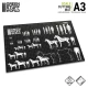 Scale Cutting Mat A3 (PVC, Non slip, 300mm x 450mm, Thickness: 2mm)