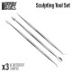 3x Double-headed Sculpting Tool