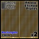 Photo-etched Plates - 1mm Large Rectangles (60 x 120mm, thickness 0.2mm, 2pcs)