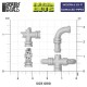 1/48 - 1/35 Modern / Sci-fi - Damaged Pipes for Miniatures and Wargames (20pcs)