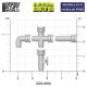 1/48 - 1/35 Modern / Sci-fi - Modular Pipes for Miniatures and Wargames (28pcs)