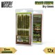 Model Grass Tuft Strips #Dry Green (Fiber 12mm high, Length 6cm, Sheet 7x14cm)