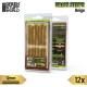 Model Grass Tuft Strips #Beige (Fiber 12mm high, Length 6cm, Sheet 7x14cm)