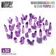 1/48 Medium Transparent PURPLE Resin Crystals (30pcs, height: 9-16 mm)