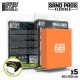 Flexible Sand Pads Grit #400 Colour DARK ORANGE (5pcs, each 100x80x5mm)