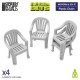 1/48 Modern/Sci-fi - Plastic Chairs (4pcs)