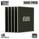 Rigid Sanding Pads #280 grit (100x80mm, 5mm thick, 5pcs)