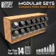 Vertical Paint Rack Organizer (Capacity: 14 x 30ml bottles)