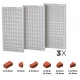 Silicone Molds - Bricks (3 molds with 6 brick types, 1/35 1/32 1/148)