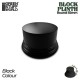 5.5 cm Round Block Lacquered Black MDF Wood Round Display Plinth