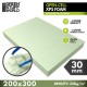 30mm Polystyrene Open-Cell XPS Foam (200 x 300mm, density: 33 kg/m&amp;sup3;)