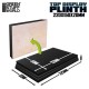 Black MDF Wood Rectangled Display Plinth (22x15cm, height: 2cm)