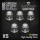 Puppetswar Sturmpioniere Reaper Heads for 28/32mm Wargame Miniatures