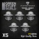 Puppetswar Trench Knight Heads for 28/32mm Wargame Miniatures