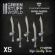 Puppetswar Dadao Swords - Right Hands for 28/32mm Wargame Miniatures