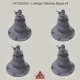 1/35 Britain/Australian/NATO Larkspur Antenna Bases and Antennas (4pcs)